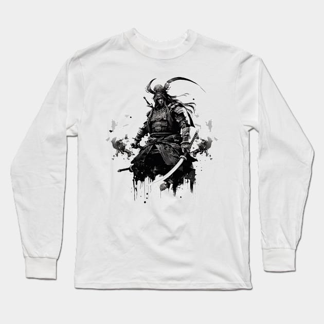 samurai Long Sleeve T-Shirt by Nirck Store